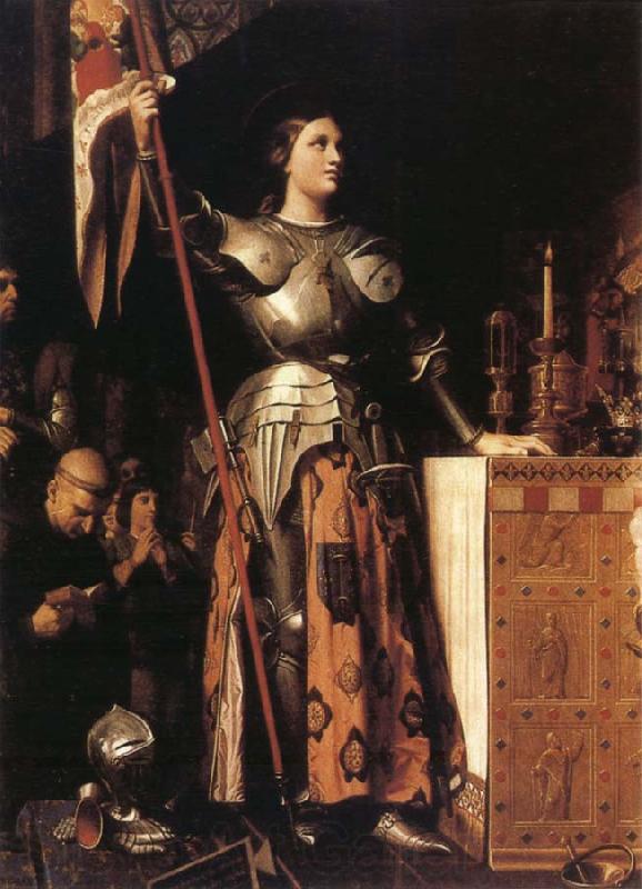 Jean-Auguste Dominique Ingres Joan of Arc at the Coronation of Charles VII in Reims